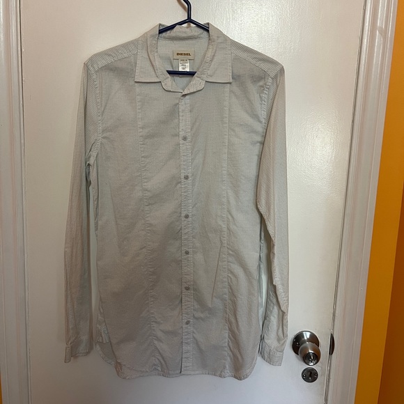 Diesel Men's Cotton Button Down Shirt [Medium] - Picture 1 of 4